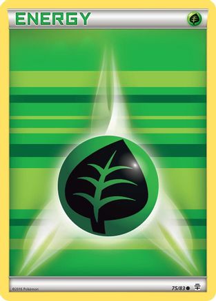 Grass Energy (75/83) [XY: Generations] Pokemon Single Pokémon