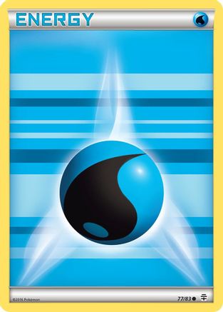 Water Energy (77/83) Reverse Holofoil [XY: Generations] Pokemon Single Pokémon
