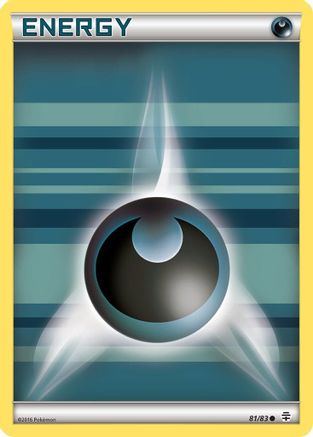 Darkness Energy (81/83) Reverse Holofoil [XY: Generations] Pokemon Single Pokémon