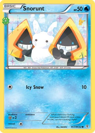 Snorunt (RC7/83) [XY: Generations Radiant Collection] Pokemon Single Pokémon