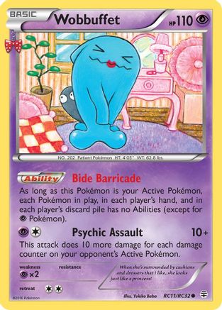 Wobbuffet (RC11/83) [XY: Generations Radiant Collection] Pokemon Single Pokémon