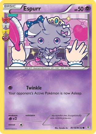 Espurr (RC14/83) [XY: Generations Radiant Collection] Pokemon Single Pokémon