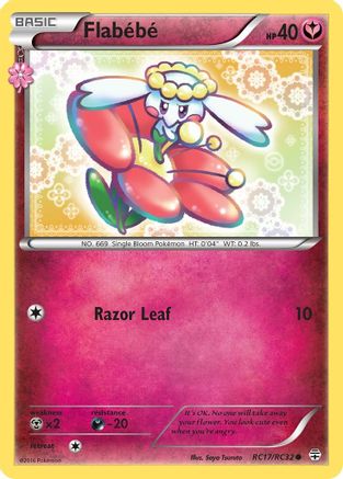Flabebe (RC17/83) [XY: Generations Radiant Collection] Pokemon Single Pokémon
