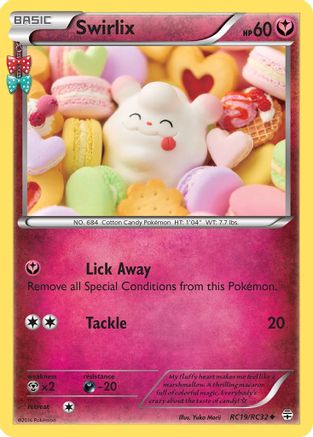 Swirlix (RC19/83) - [XY: Generations Radiant Collection] Holofoil Pokemon Single Pokémon