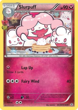 Slurpuff (RC20/83) Holofoil [XY: Generations Radiant Collection] Pokemon Single Pokémon
