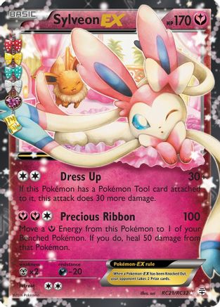 Sylveon EX (RC21/83) Holofoil [XY: Generations Radiant Collection] Pokemon Single Pokémon
