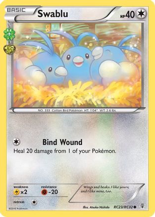 Swablu (RC23/83) [XY: Generations Radiant Collection] Pokemon Single Pokémon