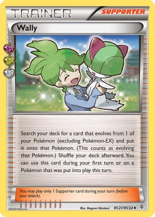 Wally (RC27/83) Holofoil [XY: Generations Radiant Collection] Pokemon Single Pokémon