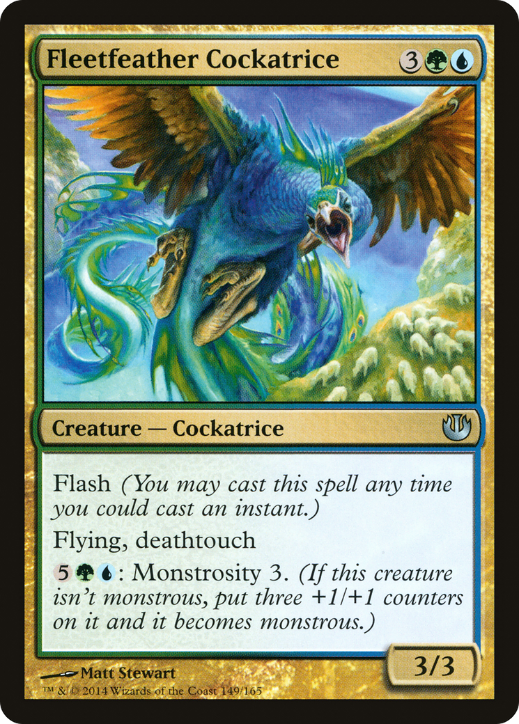 Fleetfeather Cockatrice (JOU-149) [Journey into Nyx] Foil MTG Single Wizards of the Coast