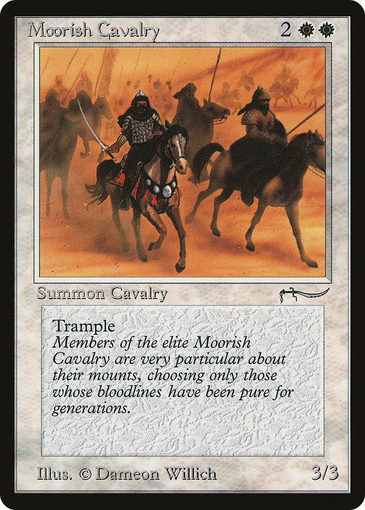 Moorish Cavalry (Light) (ARN-) [Oldschool] Arabian Nights MTG Single Wizards of the Coast