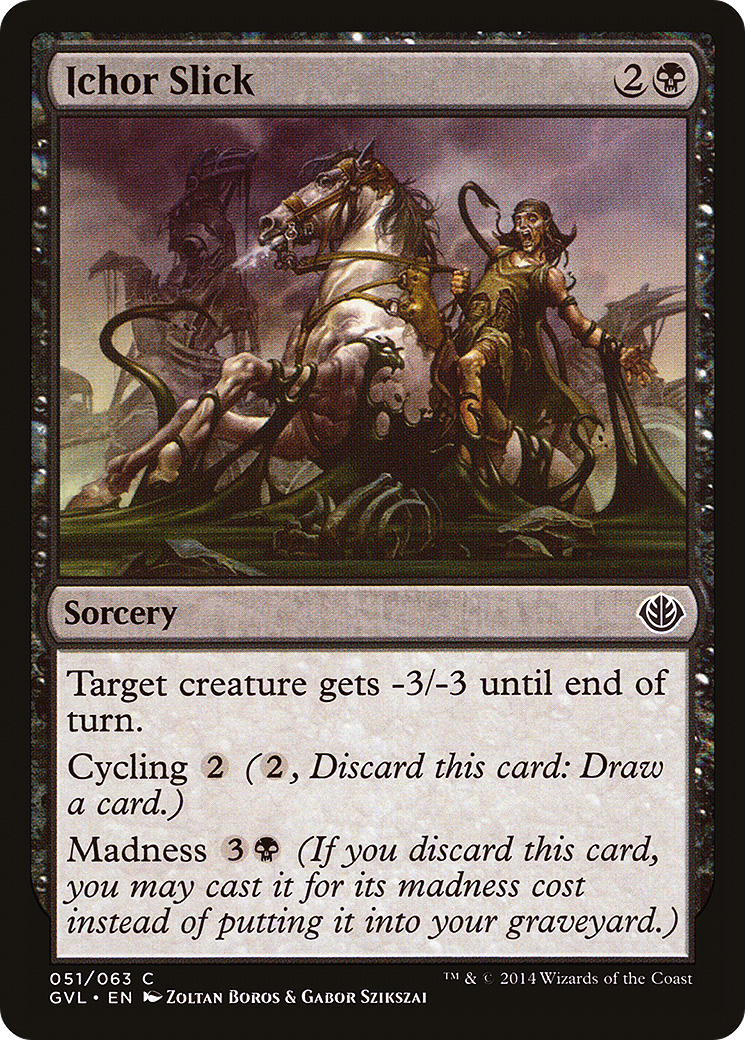 Ichor Slick (DD3-051) [Misc] Duel Decks Anthology: Garruk vs. Liliana MTG Single Wizards of the Coast