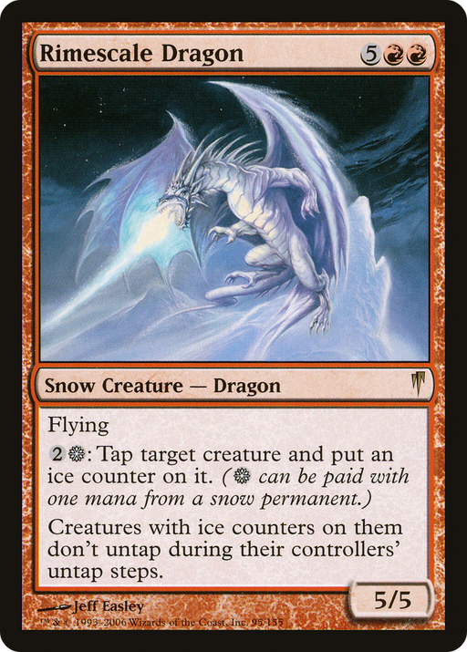 Rimescale Dragon (CSP-095) [Coldsnap] MTG Single Wizards of the Coast