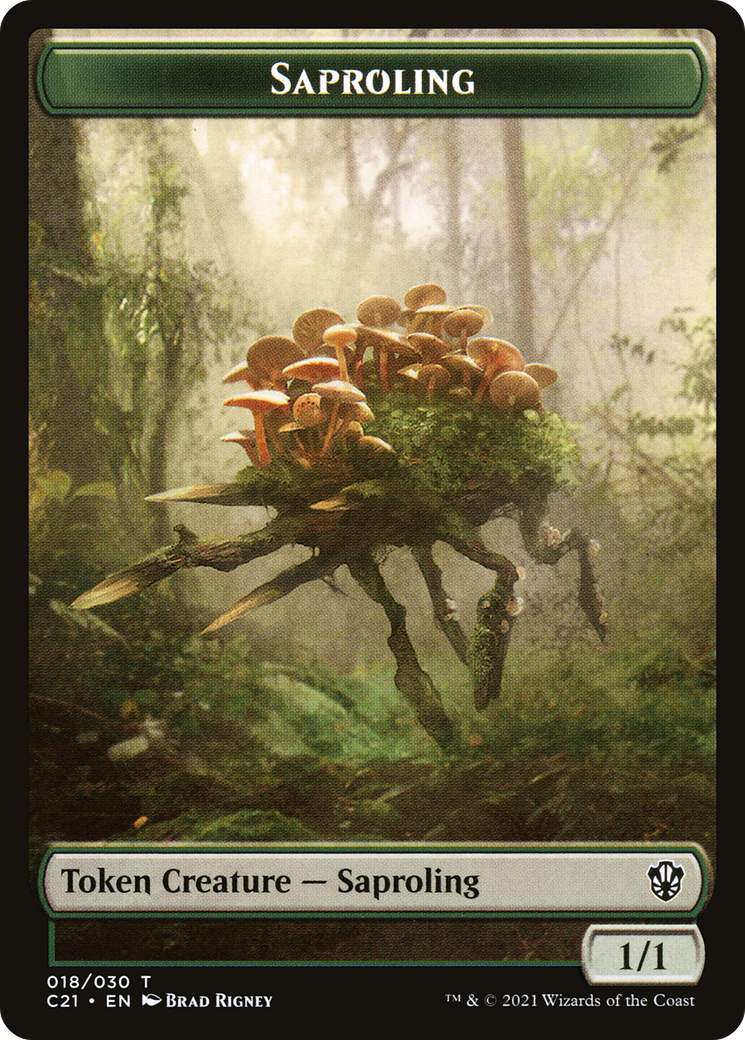 Saproling (TC21-018) [Tokens] Commander 2021 Tokens MTG Single Wizards of the Coast