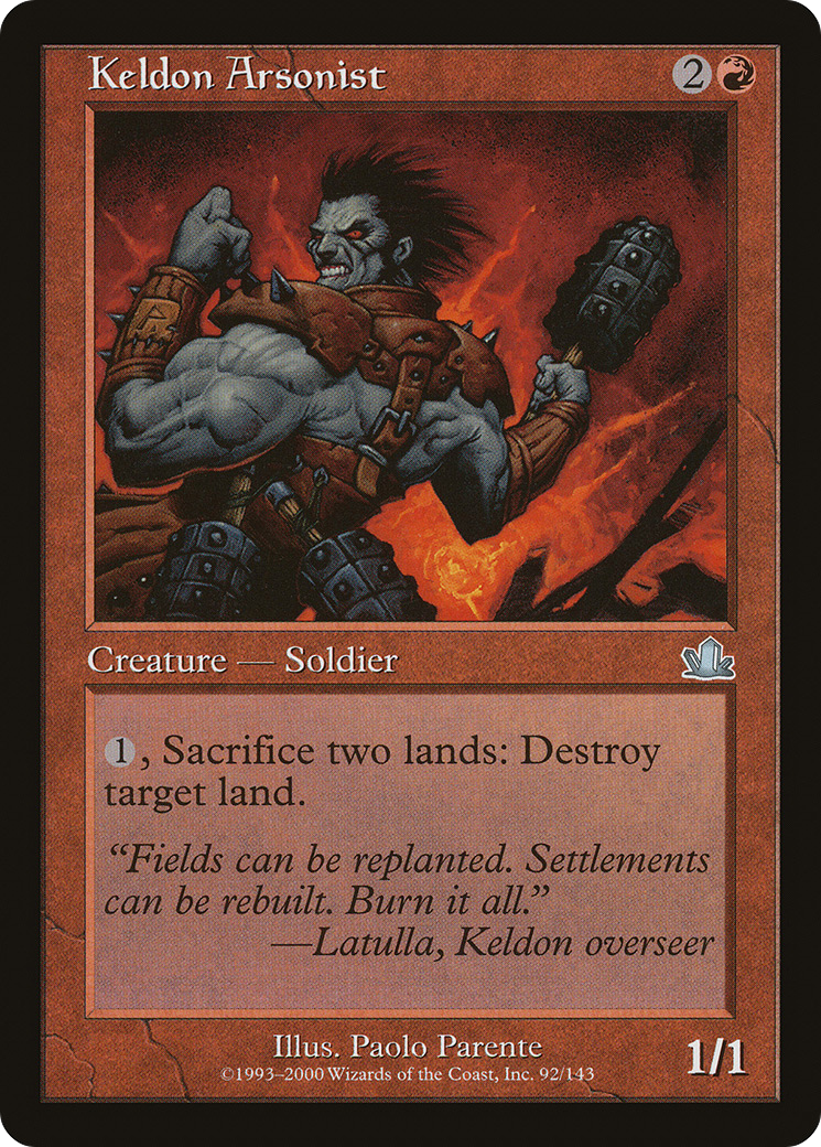 Keldon Arsonist (PCY-092) [Prophecy] Foil MTG Single Wizards of the Coast