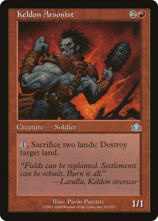 Keldon Arsonist (PCY-092) [Prophecy] MTG Single Wizards of the Coast