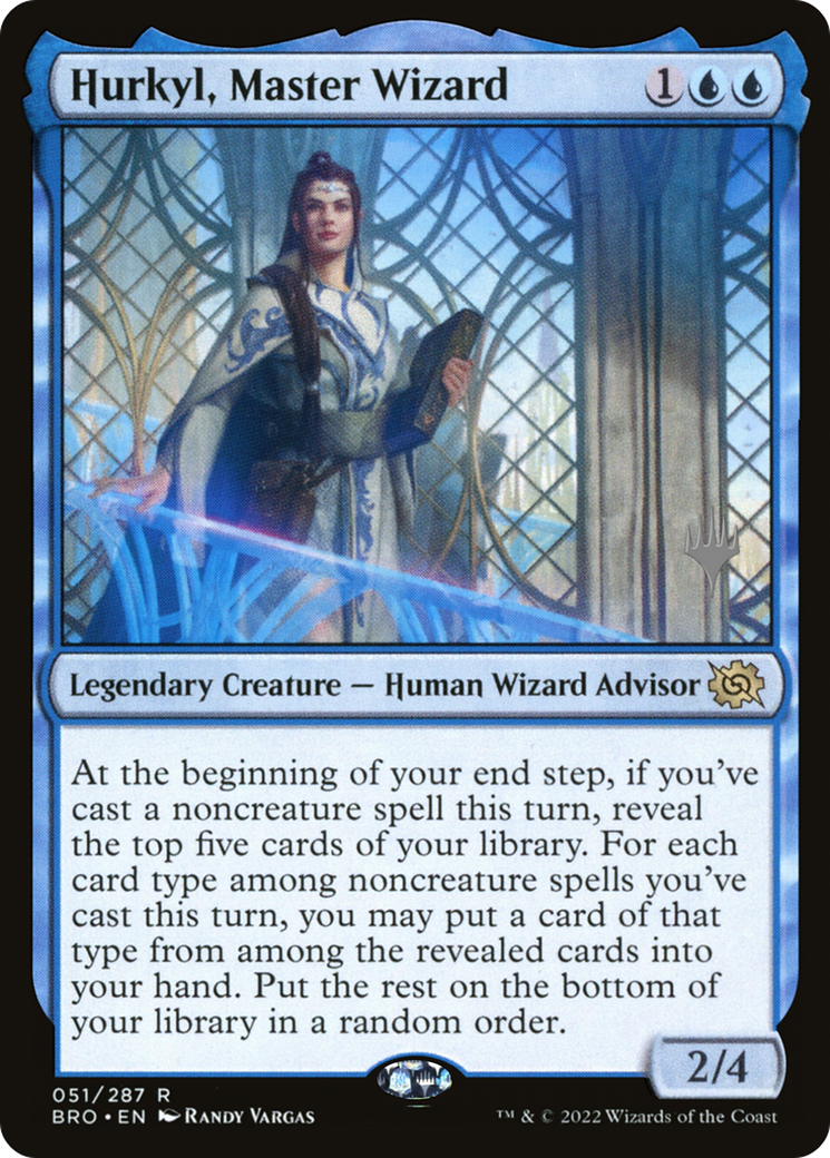Hurkyl, Master Wizard (PPBRO-51P) [The Brothers' War Promos] Foil MTG Single Wizards of the Coast