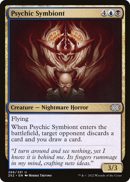 Psychic Symbiont (2X2-266) [Double Masters 2022] Foil MTG Single Wizards of the Coast