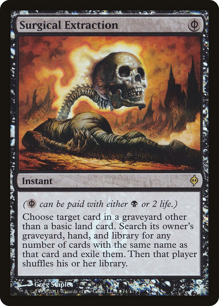 Surgical Extraction (BABP-074) [New Phyrexia Promos] Foil MTG Single Wizards of the Coast