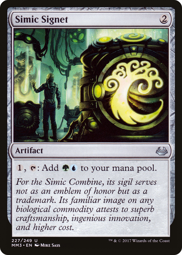 Simic Signet (MM3-227) [Modern Masters 2017] MTG Single Modern Masters 2017