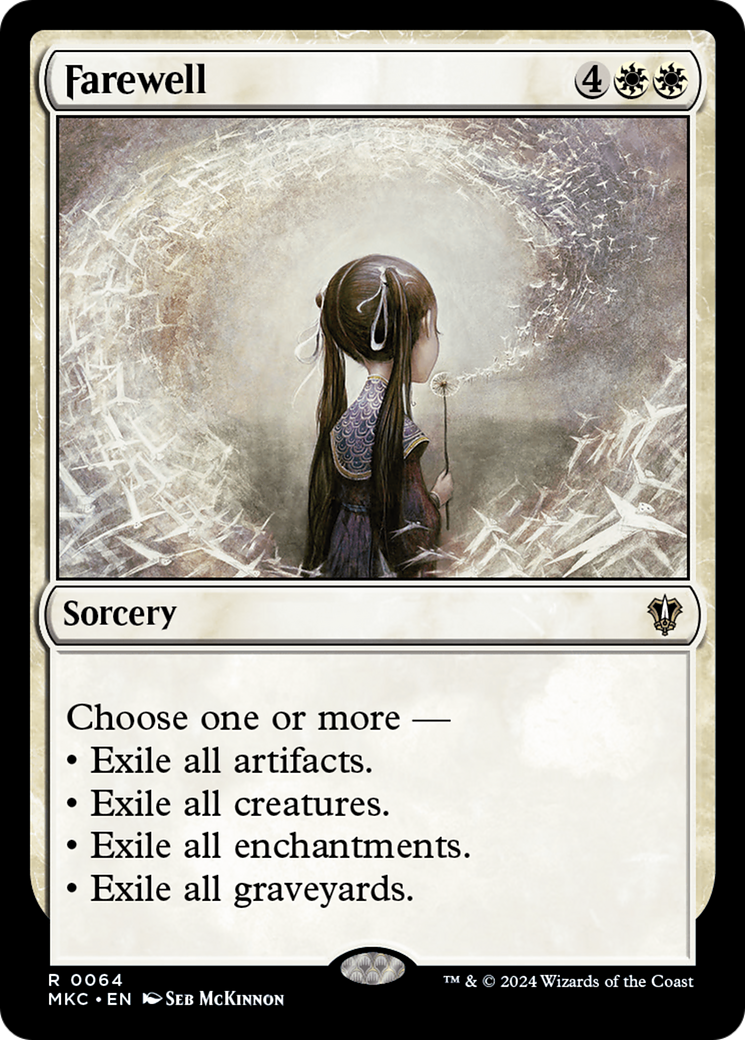 Farewell (MKC-064) [Murders at Karlov Manor Commander] MTG Single Wizards of the Coast