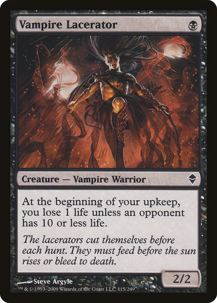 Vampire Lacerator (ZEN-115) [Zendikar] Foil MTG Single Wizards of the Coast