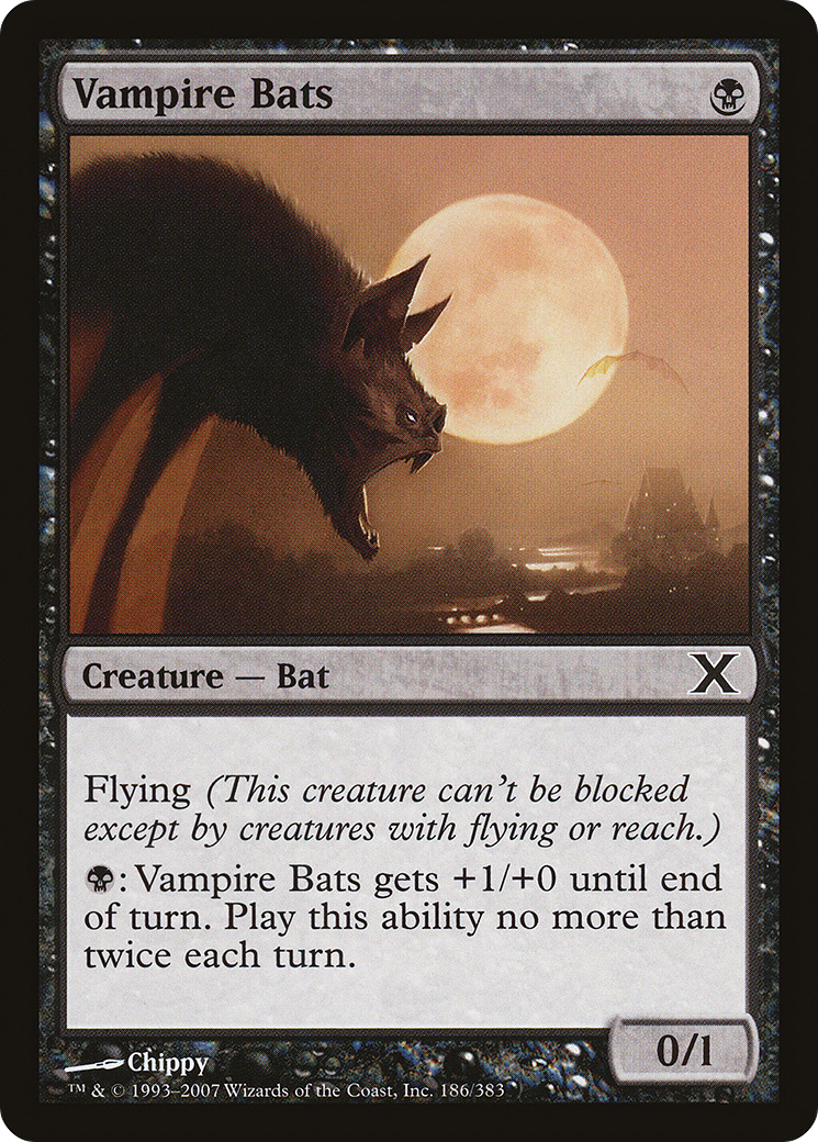 Vampire Bats (10E-186) [Tenth Edition] MTG Single Wizards of the Coast