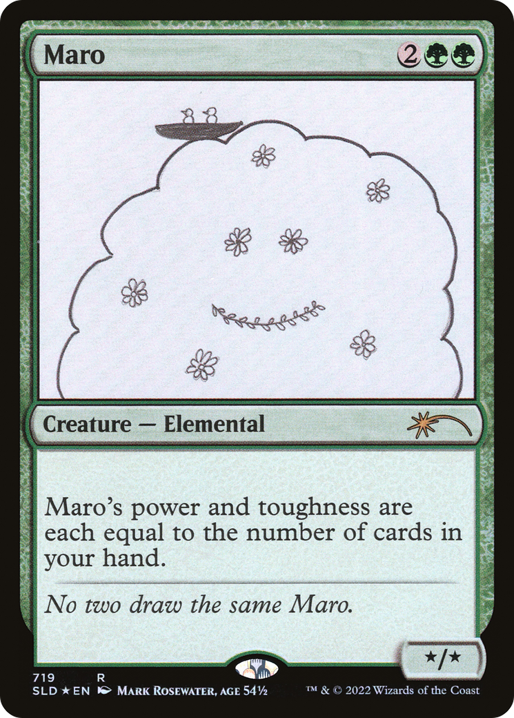 Maro (719) (SLD-719) [Secret Lair] Drop Foil MTG Single Wizards of the Coast