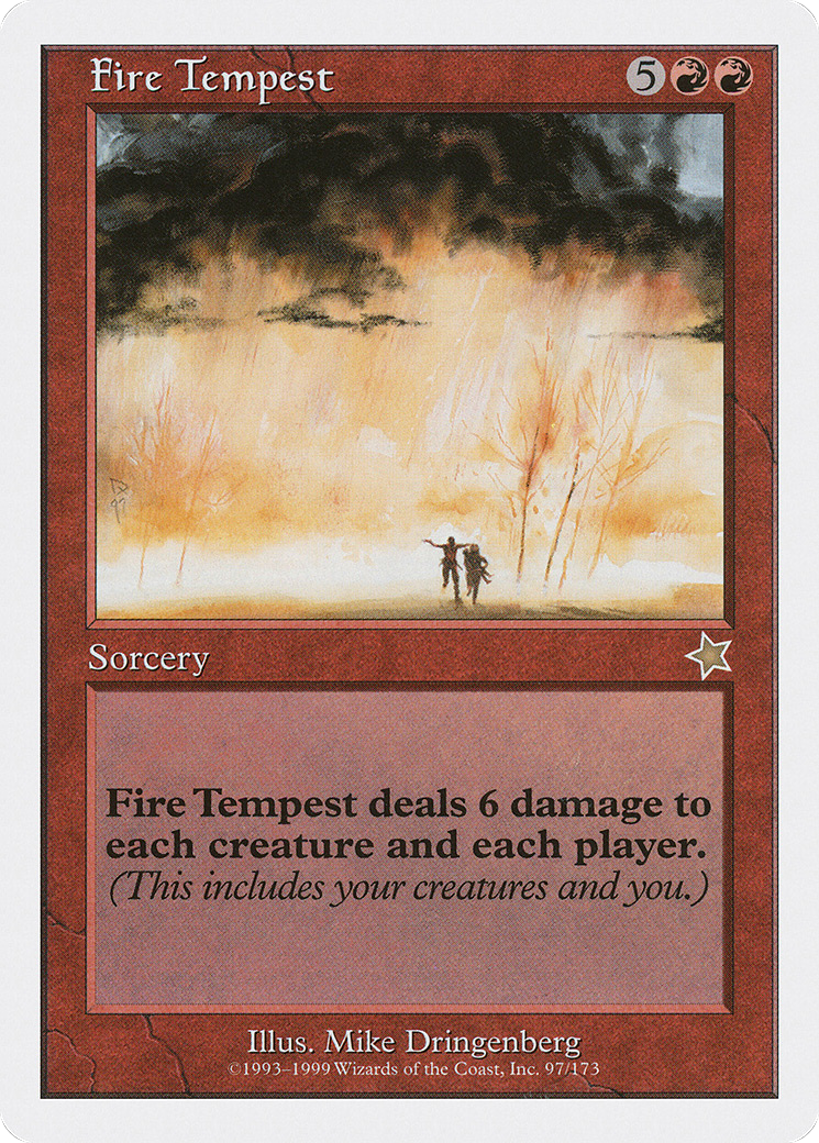 Fire Tempest [Starter 1999] MTG Single Magic: The Gathering