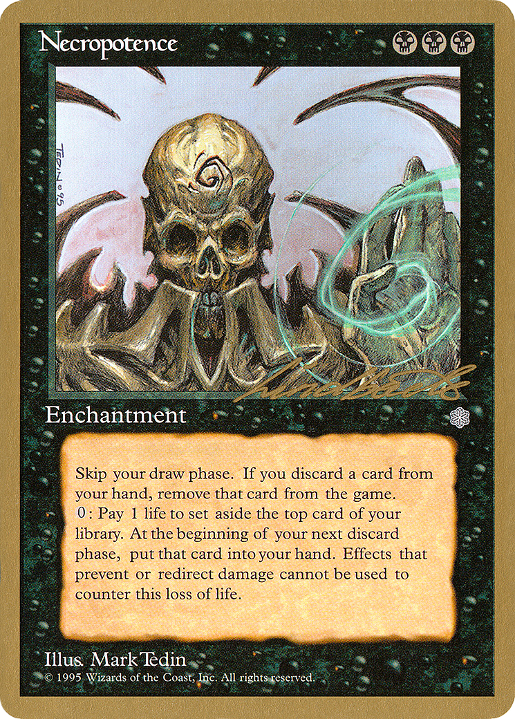 Necropotence (WCD-LL154) [Misc] Pro Tour Collector Set MTG Single Wizards of the Coast