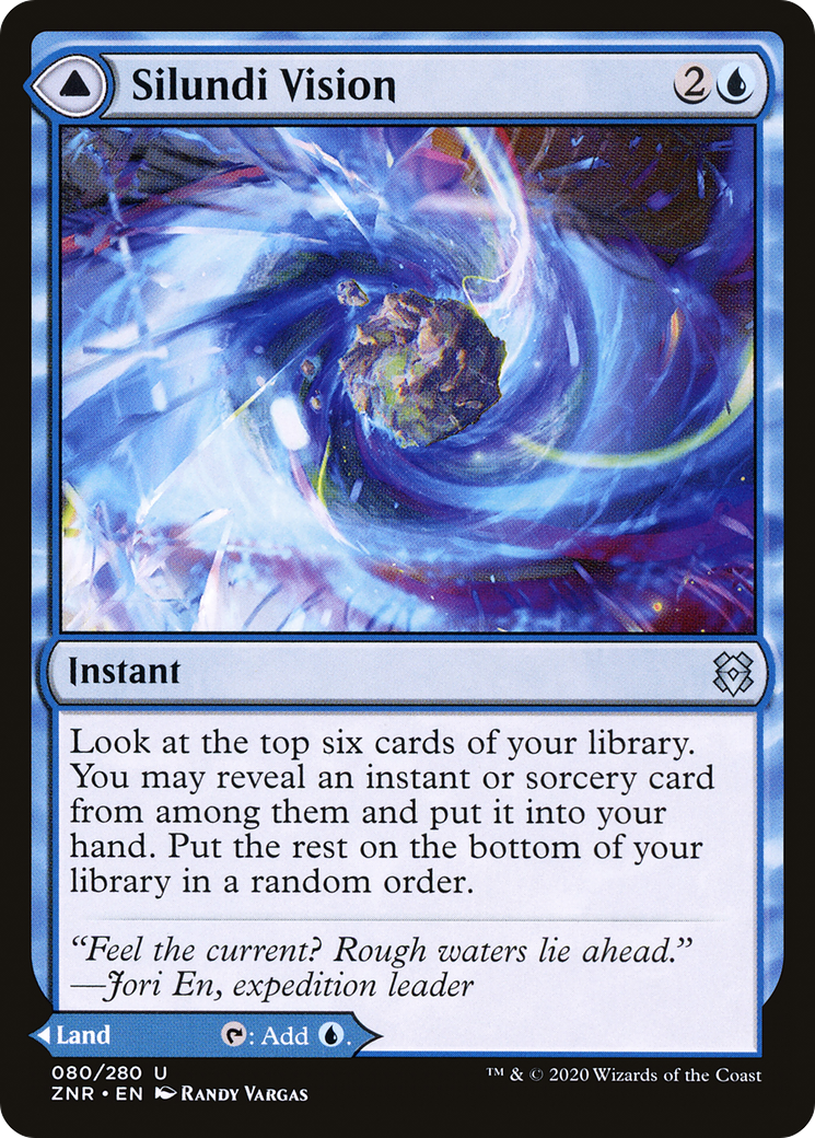 Silundi Vision (ZNR-080) [Zendikar Rising] MTG Single Wizards of the Coast