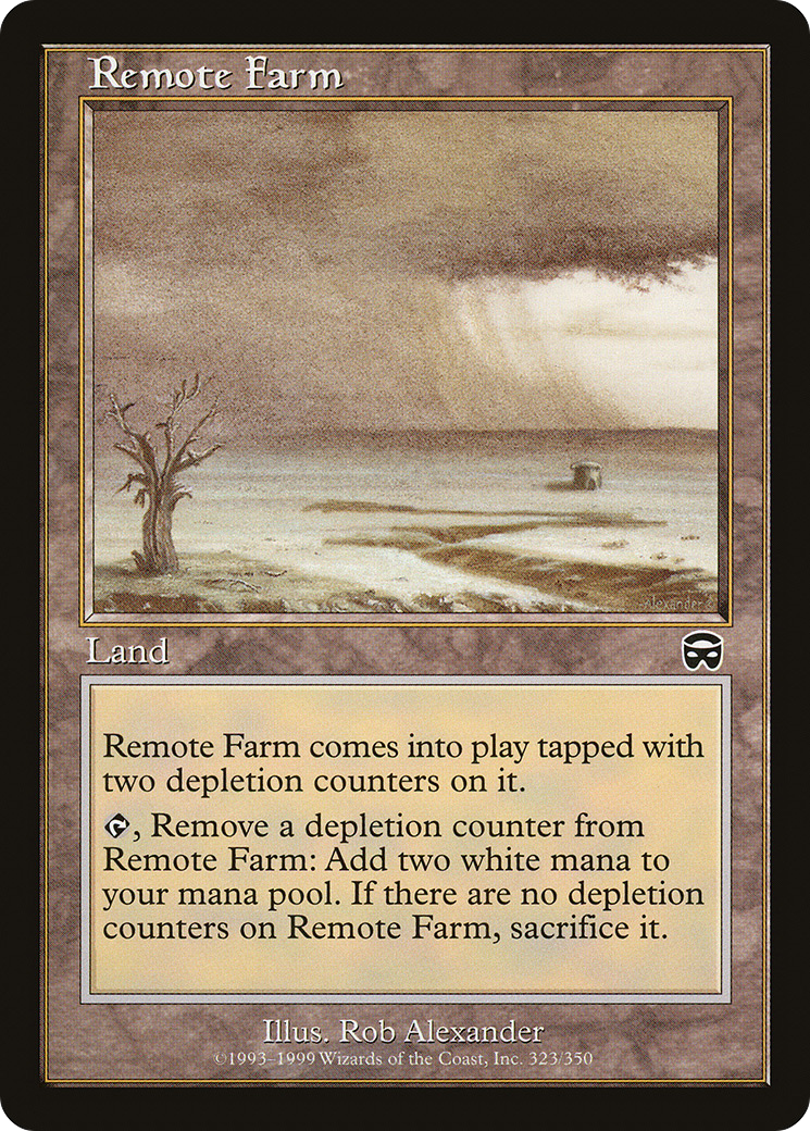 Remote Farm (MMQ-323) [Mercadian Masques] Foil MTG Single Wizards of the Coast