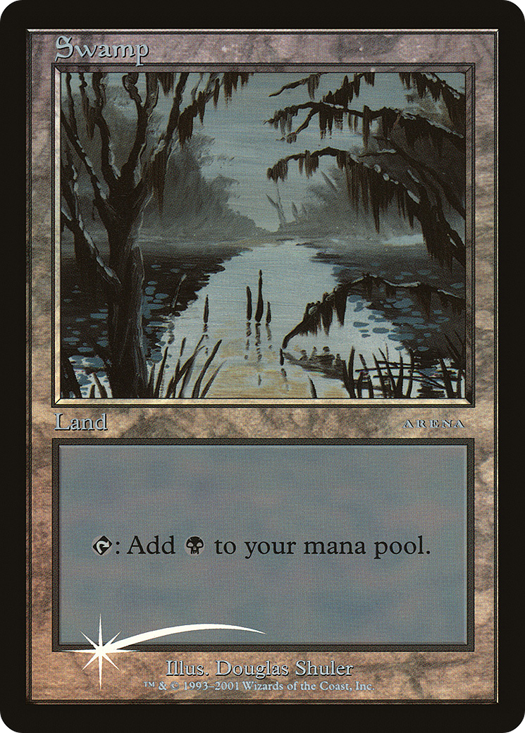 Swamp (ARENA-009) [Misc] Arena League 2001 Foil MTG Single Wizards of the Coast