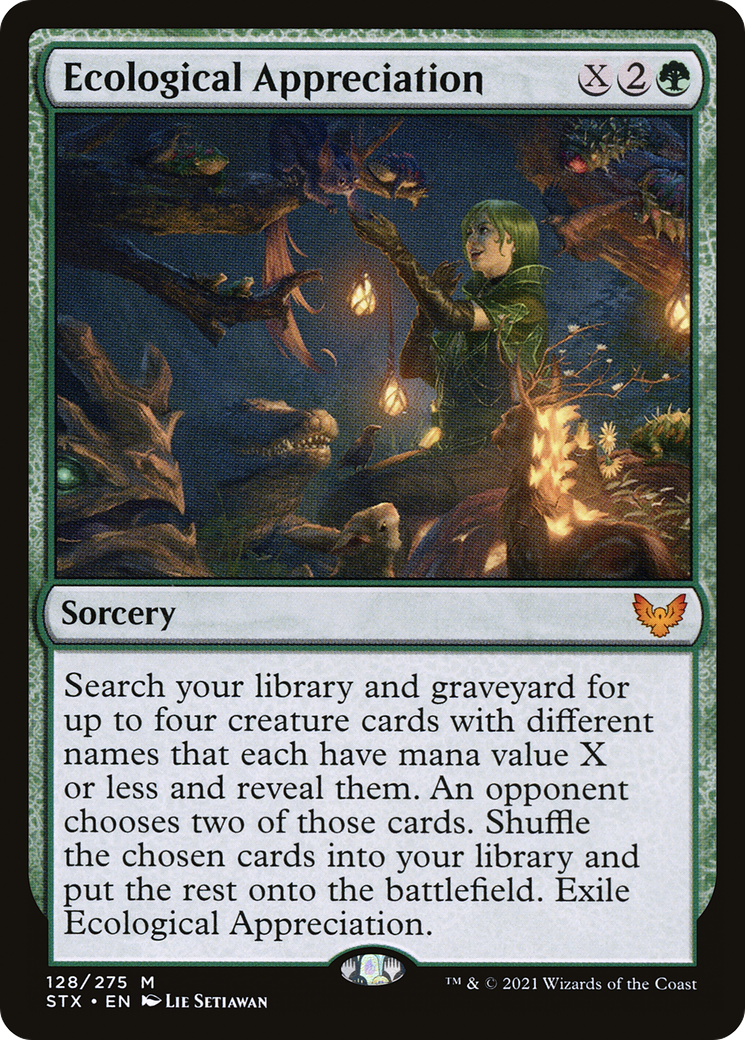 Ecological Appreciation (STX-128) [Strixhaven: School of Mages] MTG Single Wizards of the Coast