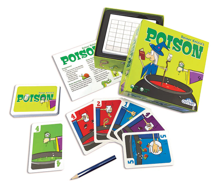 Reiner Knizia's Poison Board Games Outset   