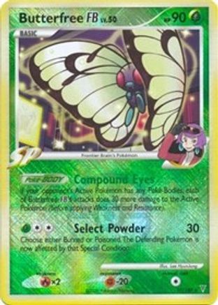 Butterfree FB - 17/147 (League Promo) Reverse Holofoil [Promos: League & Championship Cards] Pokemon Single Pokémon
