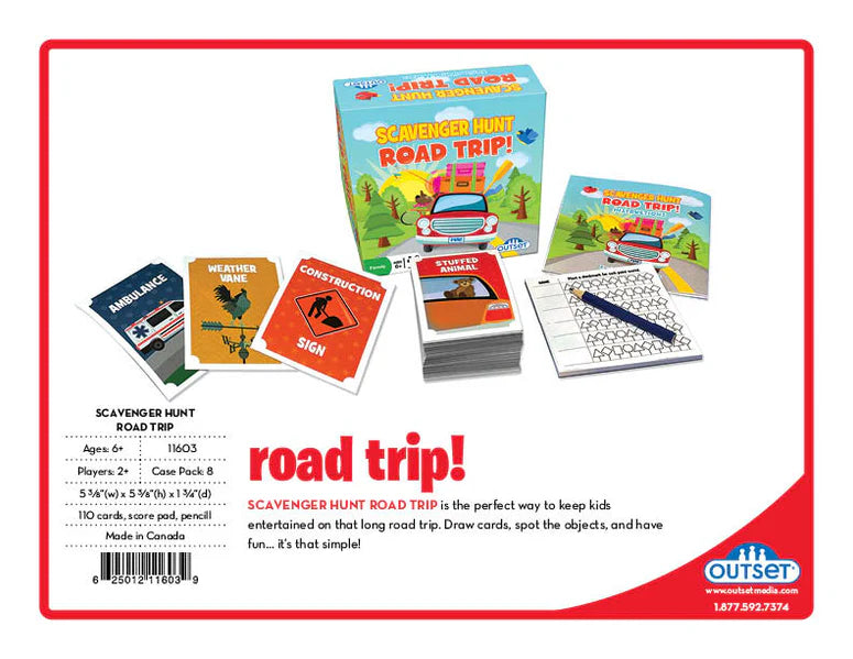 Scavenger Hunt Road Trip Board Games Outset