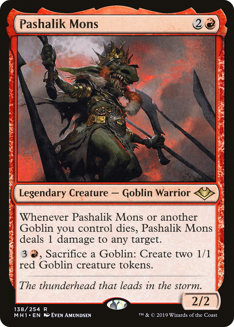 Pashalik Mons (MH1-138) [Modern Horizons] Foil MTG Single Wizards of the Coast