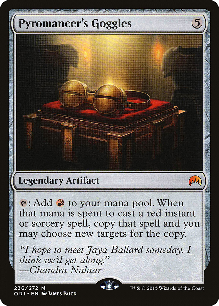 Pyromancer's Goggles (ORI-236) [Magic Origins] MTG Single Wizards of the Coast
