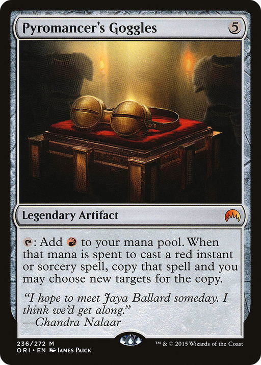 Pyromancer's Goggles (ORI-236) [Magic Origins] MTG Single Wizards of the Coast