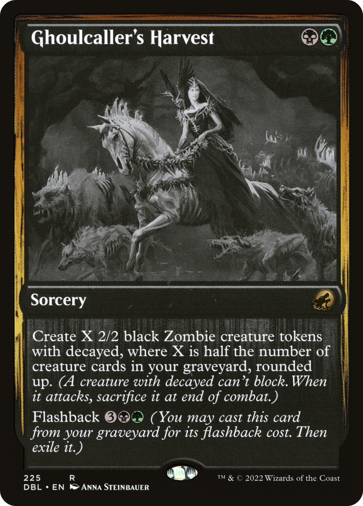 Ghoulcaller's Harvest (DBL-225) [Innistrad: Double Feature] Foil MTG Single Wizards of the Coast
