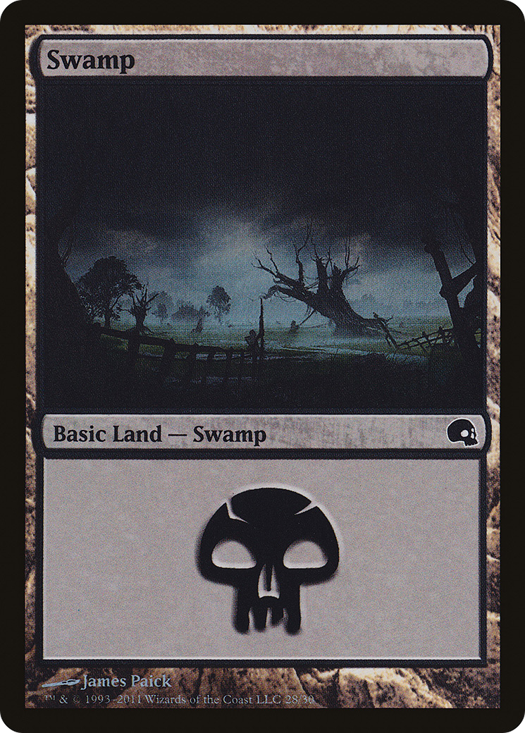 Swamp (GRV-028) [Misc] Premium Deck Series: Graveborn Foil MTG Single Wizards of the Coast