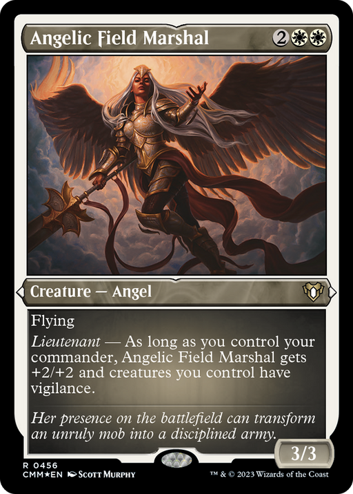 Angelic Field Marshal (CMM-456) [Commander Masters] Etched Foil MTG Single Wizards of the Coast