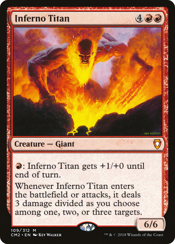 Inferno Titan (CM2-109) [Commander Anthology Volume II] MTG Single Wizards of the Coast