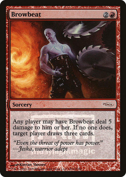 Browbeat (FNM-010) [Misc] Friday Night Magic 2009 Foil MTG Single Wizards of the Coast