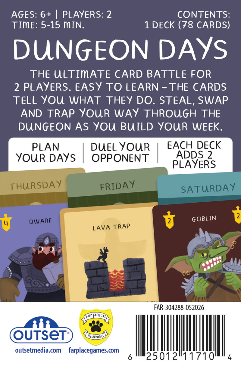 Dungeon Days Board Games Outset