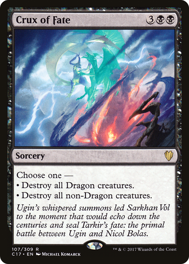 Crux of Fate (C17-107) [Commander 2017] MTG Single Wizards of the Coast