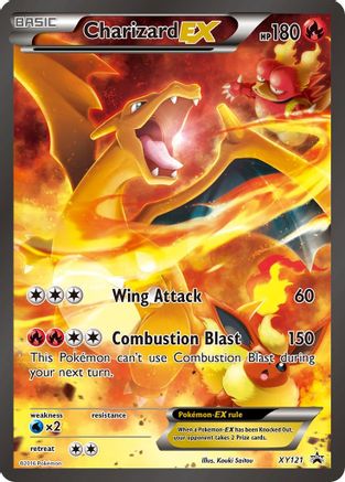 Charizard EX - XY121 (XY121/211) Holofoil [Promos: XY Promos] Pokemon Single Pokémon