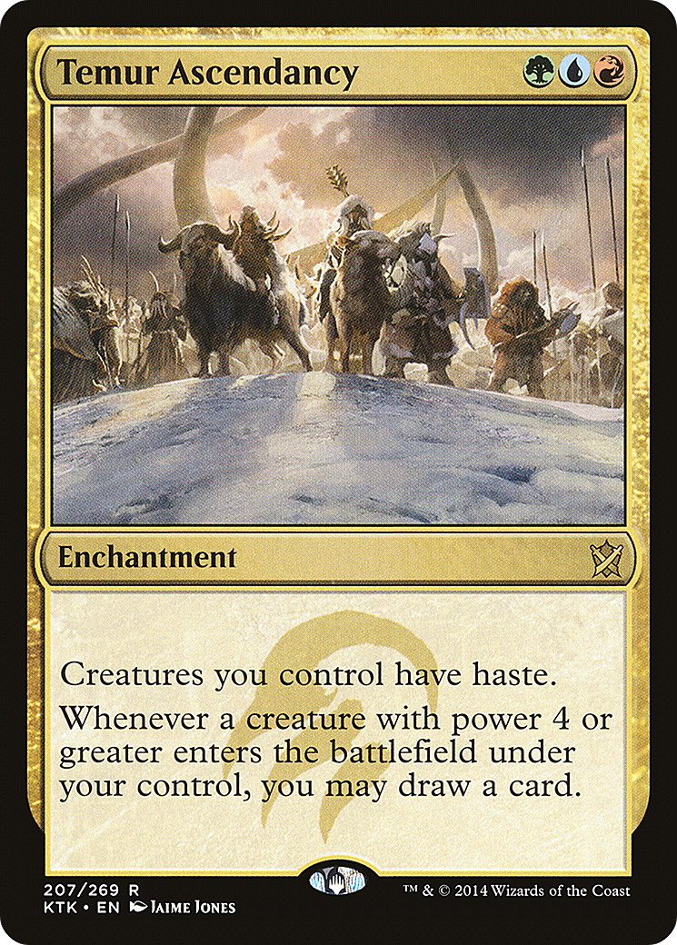 Temur Ascendancy (KTK-207) [Khans of Tarkir] MTG Single Wizards of the Coast