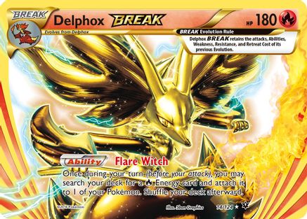Delphox BREAK (14/124) Holofoil [XY: Fates Collide] Pokemon Single Pokémon