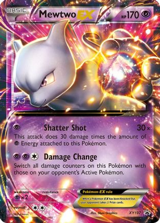 Mewtwo EX XY107/211 Holofoil [Promos: XY Promos] Pokemon Single Pokémon